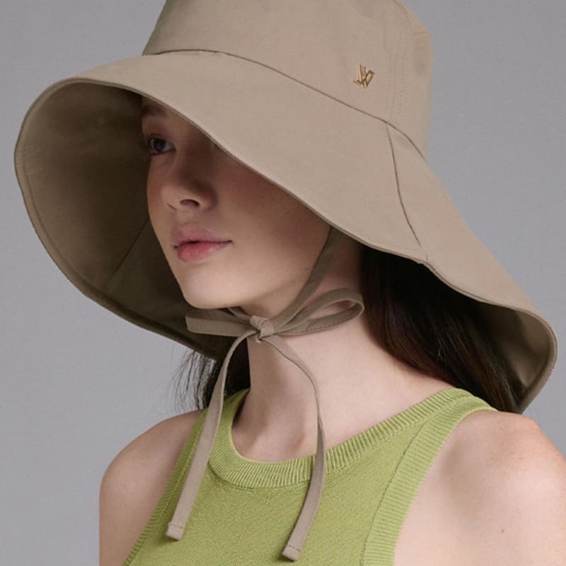 WHITE SANDS Powder Cotton Unbalanced Floppy Hat Christie (7 colors)