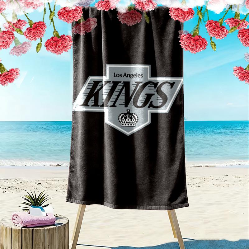 Los Angeles Kings Print Beach Towel Large Soft Quick Dry Towel For Beach Camping Swimming