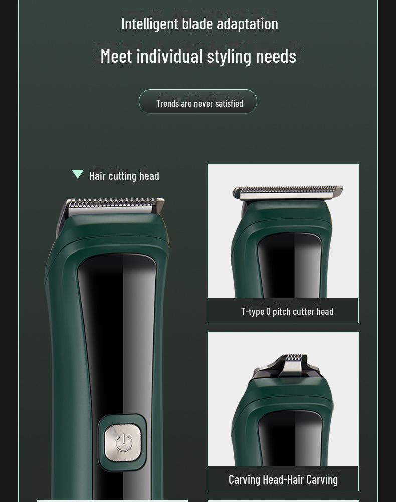 Rechargeable Waterproof Electric Hair Clipper Set