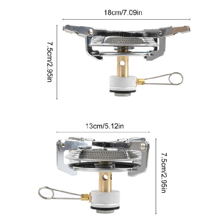 Outdoor Folding Gas Stove Portable Camping Furnaces Stove Survival Furnaces Pocket Picnics Gas Cooker Portable Burners