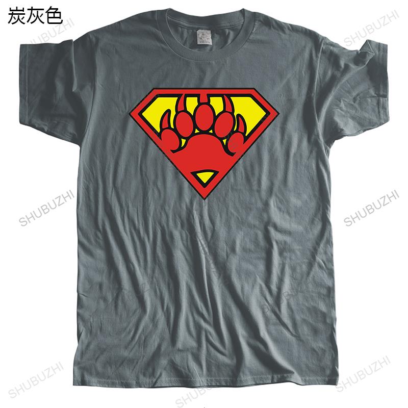 Pánská luxusní trička pánská s kulatým výstřihem černá trička horký prodej Gay Pride Super Bear pánské bavlněné topy letní tričko evropská velikost chlapci