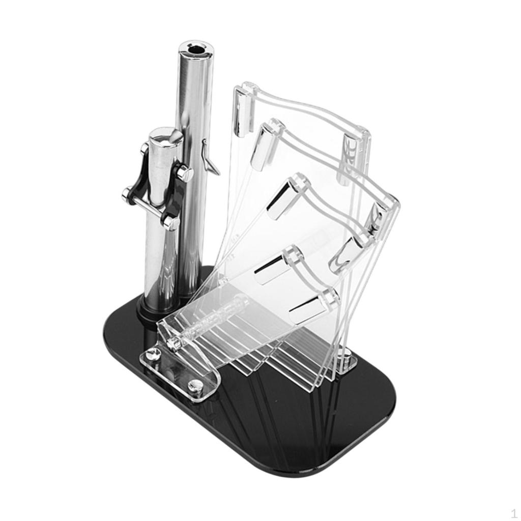 Acrylic Knife Display Holder Compact Design for Universal Storage