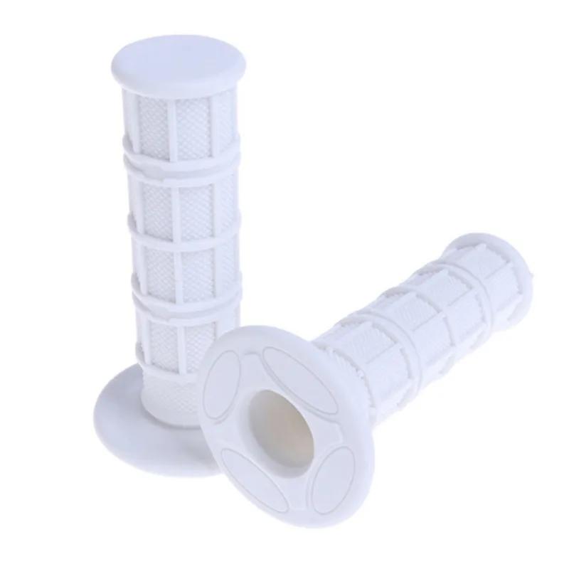 Universal Motorcycle Grips Non Slip Rubber Handle Bar End Grip 7/8" 22mm 24mm Left&Right Motorcycle Handlebar Grip for Motorbike