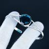 Indicolite Hexagon Gemstone Handmade Cuff Bangle 925 Sterling Silver Cuff Bangle, Indicolite Bracelet For Wife, Unisex Bangle For Gift