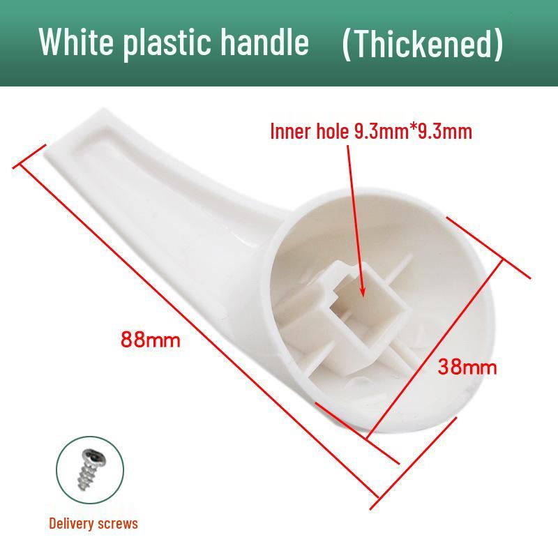 Universal Electric Water Heater Valve & Shower Head Kit with U-Shaped Faucet Handle for Multiple Brands