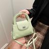 High-end Small Fragrance Diamond Grid Chain Small Square Bag 2024 New Trendy Minimalist Texture Handheld Single Shoulder Crossbody Bag