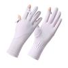 UV-Schutz Kühlhandschuhe, Vollfinger Sonnenschutzhandschuhe, Anti-Rutsch-Handfläche, Ultraleichte Sommer-Fahrhandschuhe zum Radfahren, Wandern, Angeln