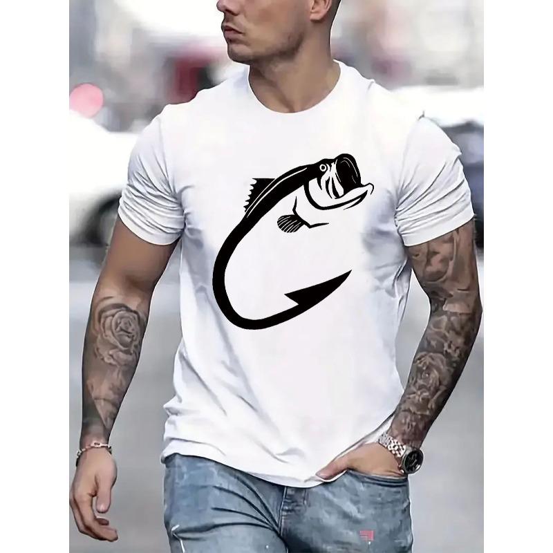 Европейские размеры Мужская футболка Удобная с круглым вырезом Повседневная с короткими рукавами Мягкий дышащий Топ Футболка Летняя Весенняя Уличная одежда Ткань Модный Принт с буквами S белый