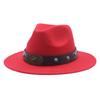 Autumn and Winter Western New Men and Women Couple Hats Jazz Hats European and American Retro Fashion Accessories Big Edge Top Hat Felt Hat