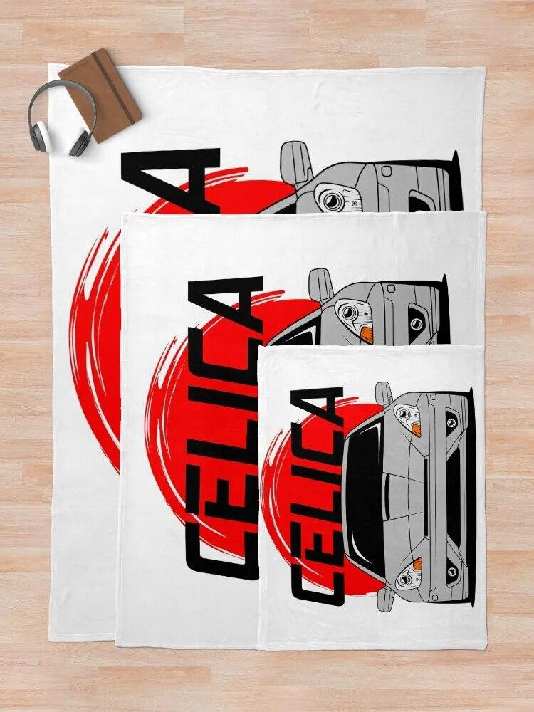 Silver Celica JDM Throw Blanket Bed Covers Blanket Sofa Sofa Blanket