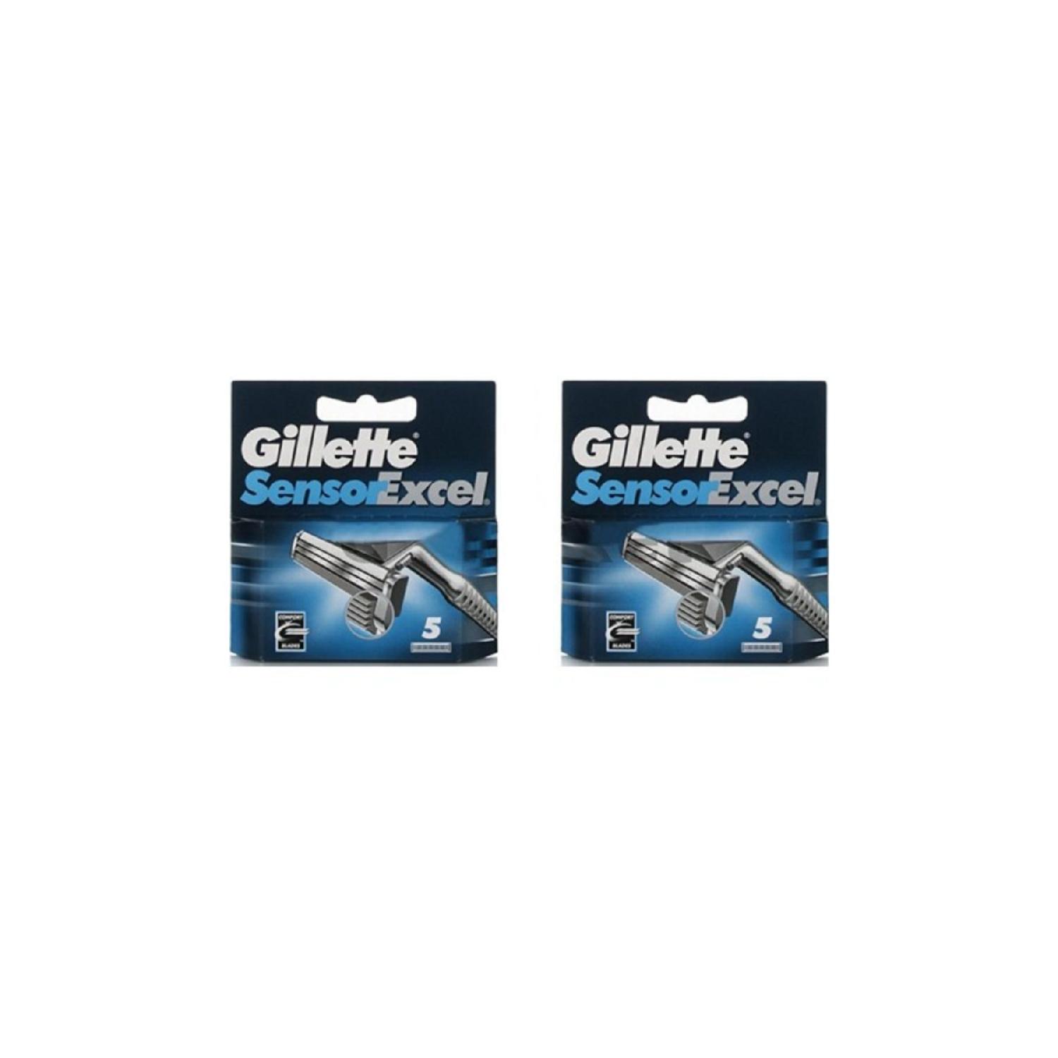 

Запасные бритвенные головки Sensor Excel, 5 шт., 2 коробки