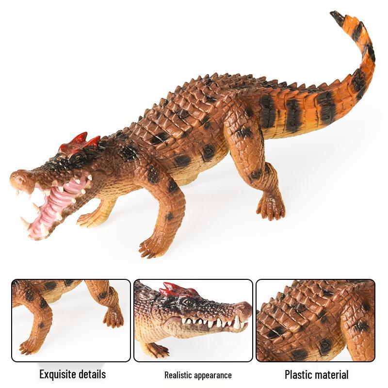 Ancient Creature Simulation: Crocodile & Wild Boar Toy for Kids