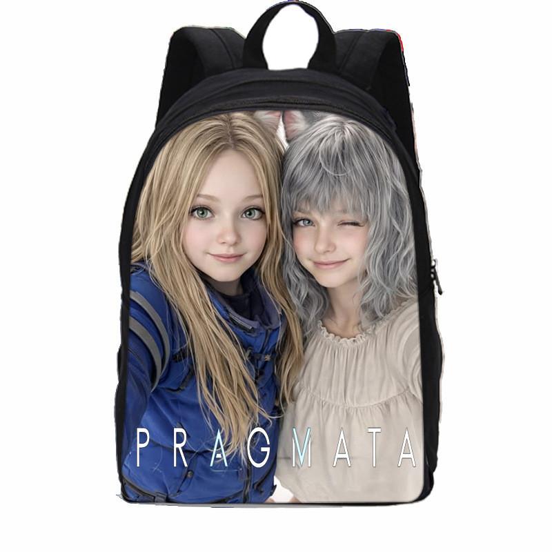 Pragmata Hugh Diana Printed Laptop Bag Ergonomic Comfort Shoulder Straps Daily Work Business Backpack