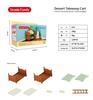 Mini Dollhouse Accessories: Bedroom & Kitchen Play Furniture Set