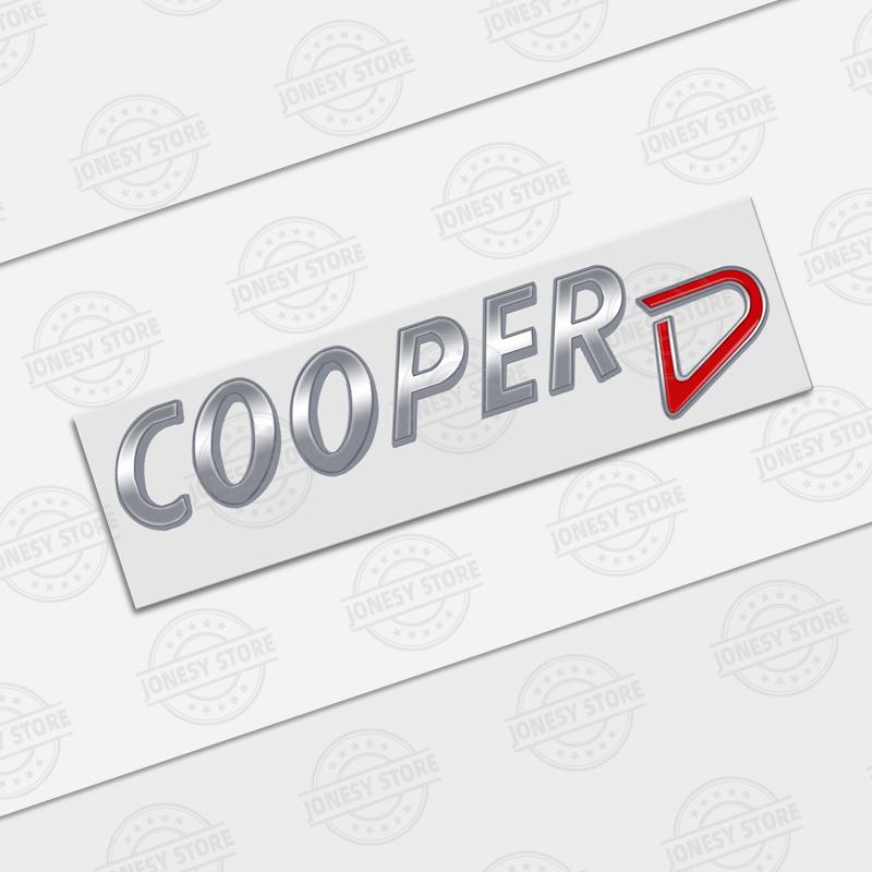 Auto Metal Logo 3D Badge Lettering Decals Trunk Sticker For MINI Cooper D SD R60 R56 R57 R58 R60 F55 F56 Countryman Car Styling