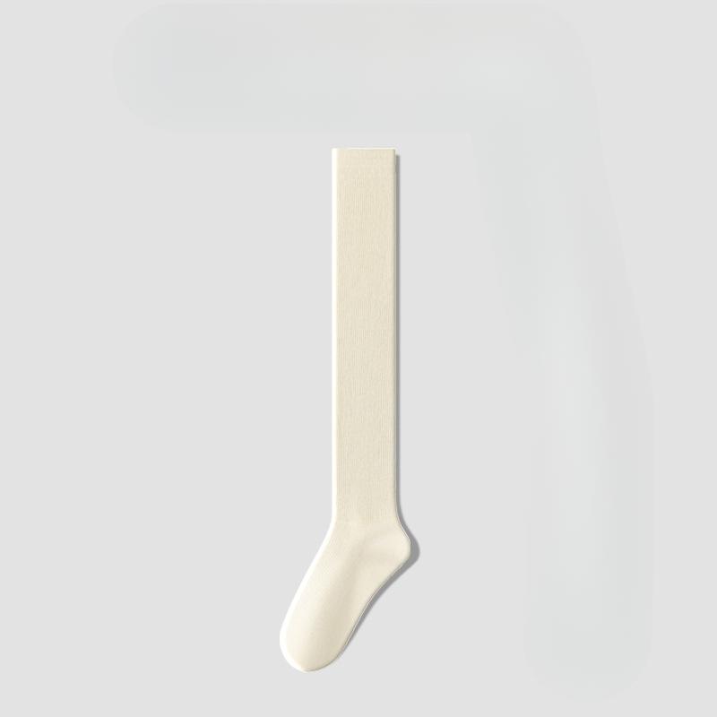 

Ballet-style Calf Socks for Women In Summer, Thin Pure Cotton Slimming, Mesh Breathable, Grey Long Pile Socks 1 pair