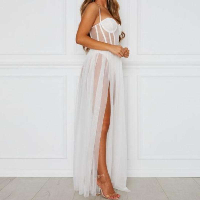 Terrific Night Dress Transparent Thin Captivating