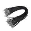 100Pcs Wax Line Necklace Pendant Charms Cord Beads String Lobster Strap Rope Diy