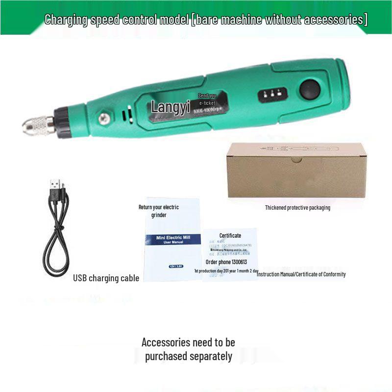 Mini Handheld Electric Grinder: Wood Carving, Jade Polishing, and Engraving Tool