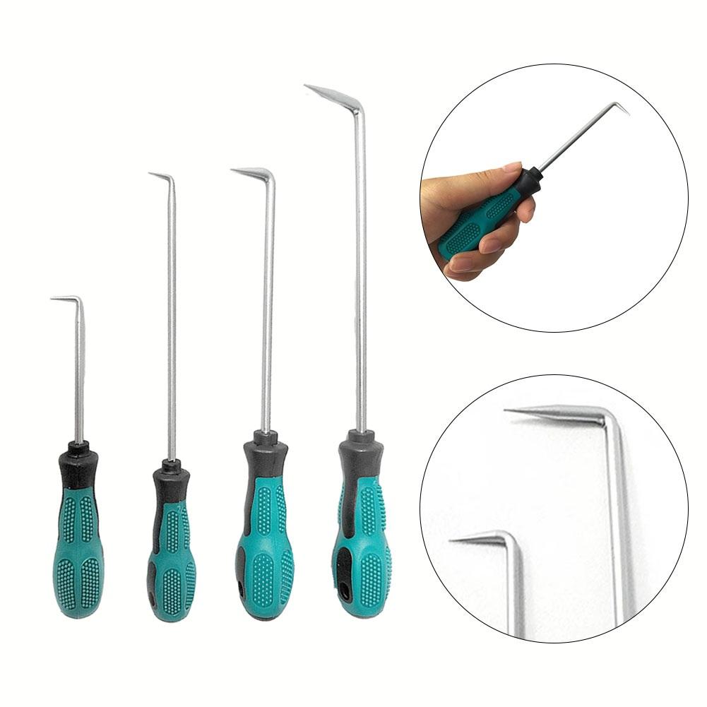 1pc 90 Degree Car Pick Hook Tool O Ring Oil Seal Gasket Puller Remover For Separating Wires Removing Small Fuses Pick Hooks Tool