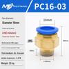 Copper Corrosion-Resistant Pneumatic Quick Connector Fitting for Air Compressors