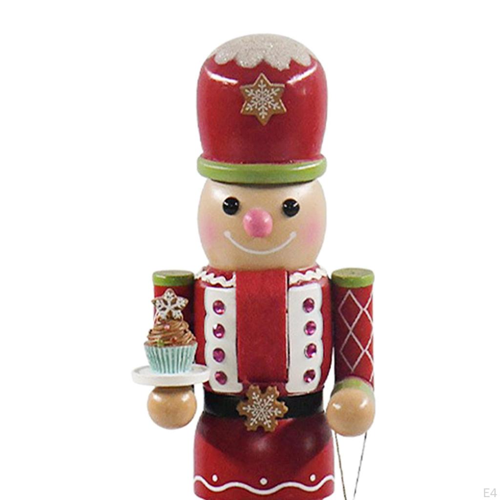 Classic Wooden Nutcracker Figurine for Festive Home Decor
