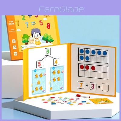 Brinquedo Educativo de Decomposição Numérica de Dez Grades Para Aprendizagem de Matemática no Jardim de Infância e Primeira Série