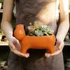 Funny Little Dog Flowerpot Green Potted Plants Vase Container Home Courtyard Garden Decoration Resin Handicrafts Ornament Gift