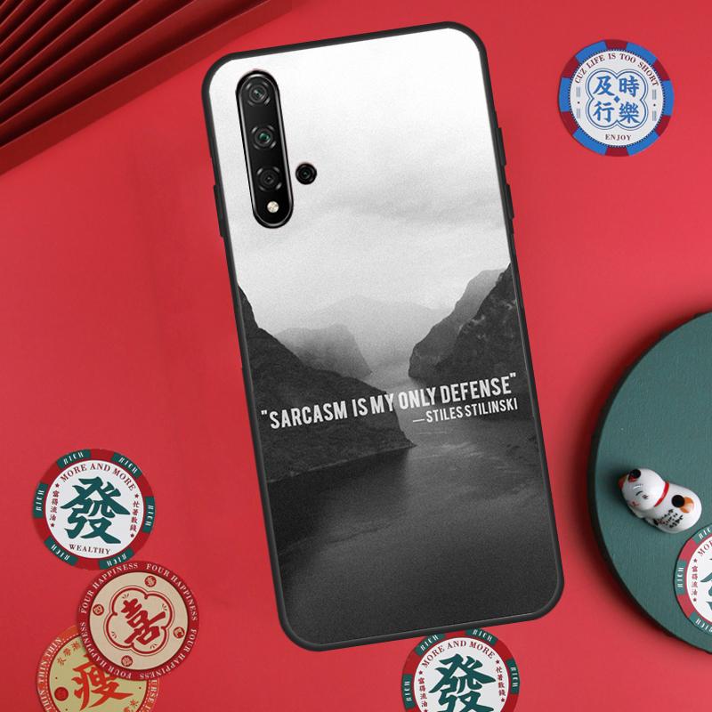 Teen Wolf Quotes For Huawei Nova 11 Pro 9 10 SE Y60 Y70 Y90 Y61 Y91 Y72 Y73 12i 11i 8i P20 P30 P40 Lite Case
