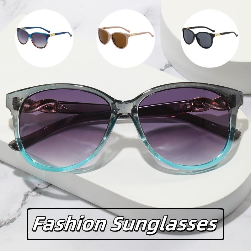 New Retro Butterfly Sunglasses Personalized Female's Cat Eye Sunglasses Female's Fashion Large Frames Outdoor Sunscreen Sunglasses