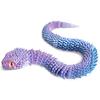 ATESSON 3D Printed Snake,3D Printed Animals,3D Printed Toys Flexible Joints 12" 3D Snake,Home Office Classroom Decor Executive Desk Fidget Spinner
