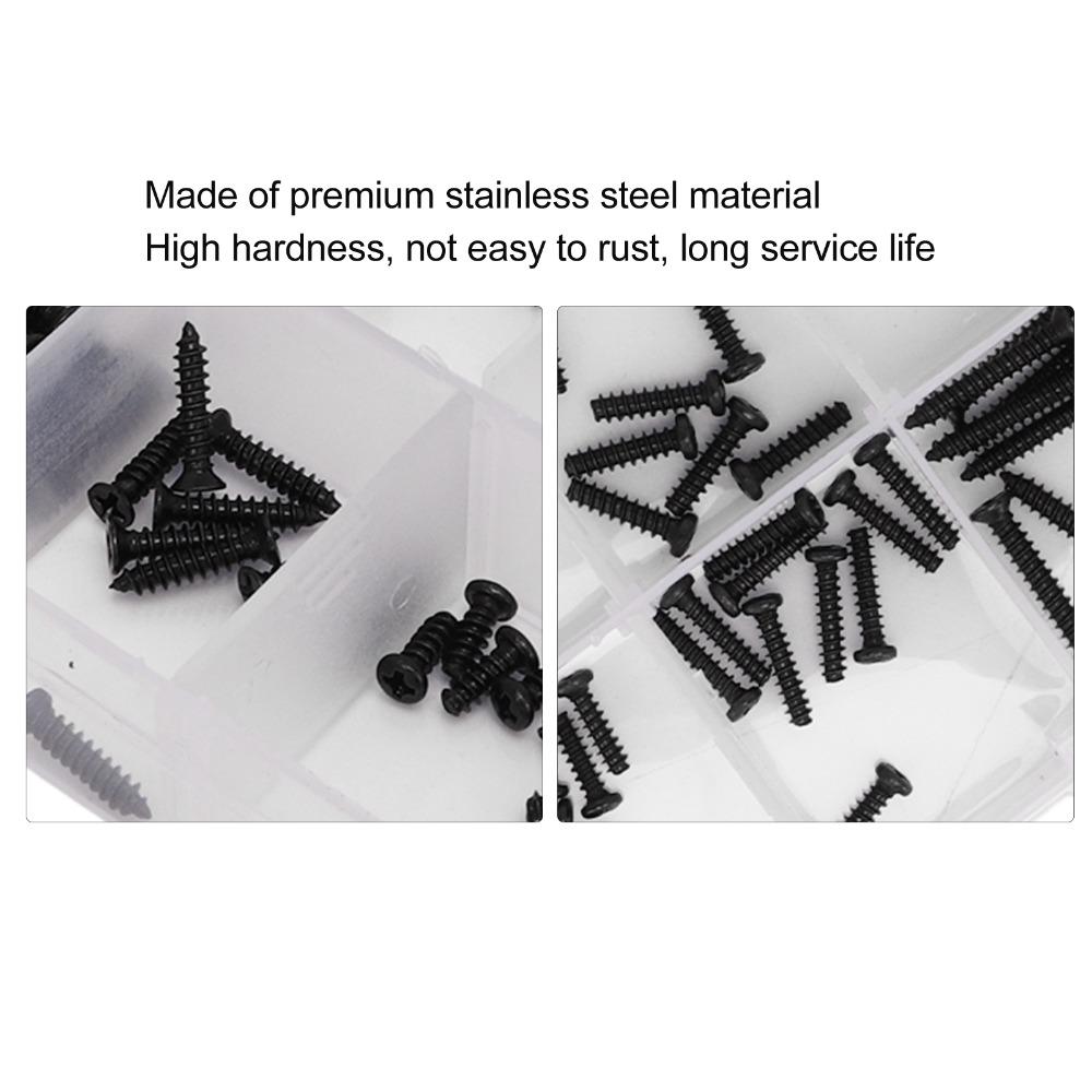 100Pcs/Set With Storage Box Screws Assortment Kit for MJX 16208/16207/16210 1/16 Brushless RC Car