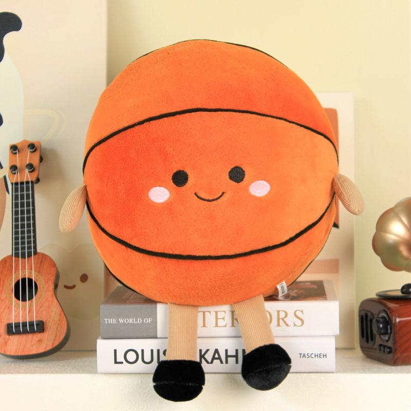Transforming Sports Ball Plush Toy - Tennis, Badminton, Basketball Doll - Gift for Kids & Boyfriend