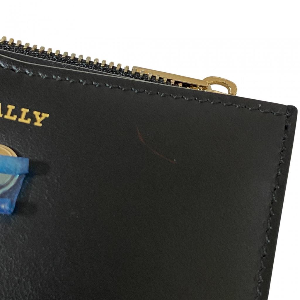 Used BALLYBifold Wallet Black Leather Women