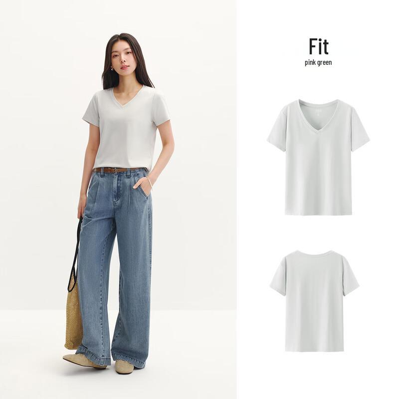 Semir Women's V-Neck Cooling Short Sleeve T-Shirt