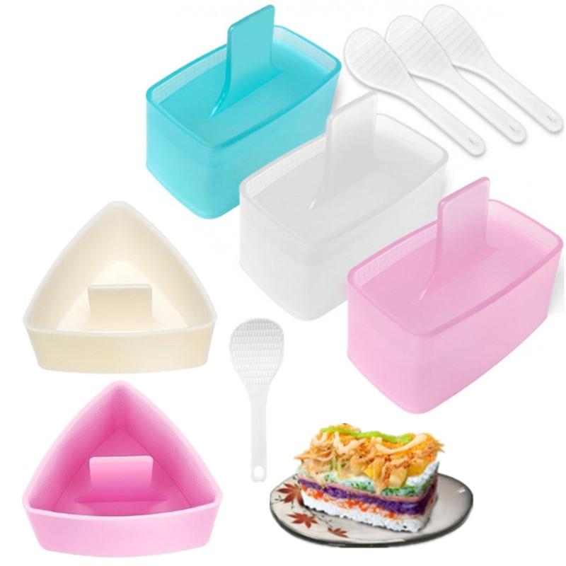 

Onigiri Mold Home Kitchen Food Utensils For Kitchen 9Pcs Kit Sushi Press Convenient Diy Bento Accessories Rice Balls