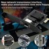 2.5G PCI‑E RJ45 Network Card Intel I226 Chip 100/1000/2500Mbps High Speed LAN Controller Adapter for Desktop PC Windows 10 11