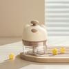 Durable Mini Garlic Mincer Rechargeable Food Processor Garlic Masher Machine  Restaurant