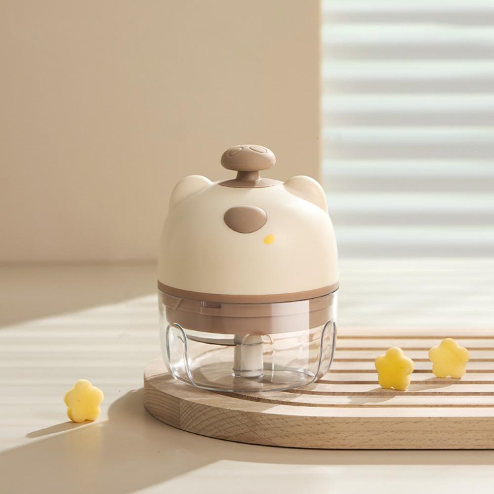 Durable Mini Garlic Mincer Rechargeable Food Processor Garlic Masher Machine  Restaurant