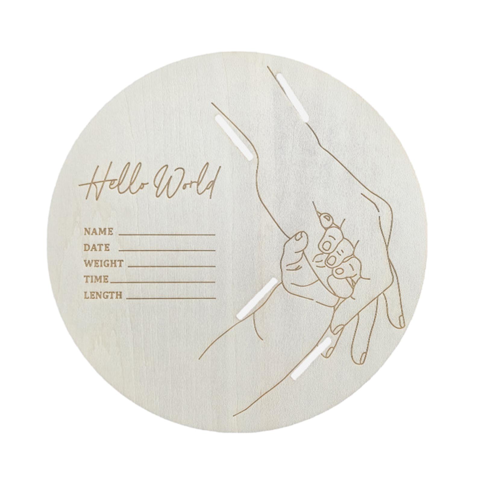 

Регулируемый держатель для браслета для показа на день рождения ребенка, настраиваемая гравировка имени и даты для демонстрации памятных подарков новорожденному H