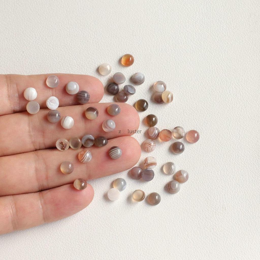 Persian Gulf Agate Round Cabochon, 8-10-18mm, Various Sizes, DIY Accessory Stickers