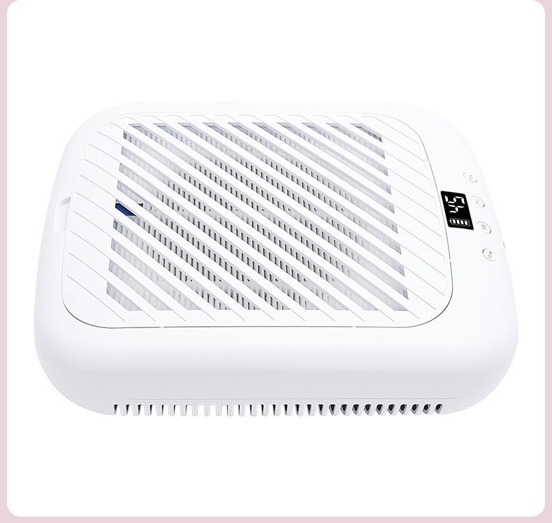 MS508 Rechargeable Nail Dust Collector: Silent, Strong Suction, High Power for Polishing and Removal
