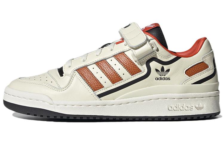 Adidas Originals Unisex Forum Low Sneakers Ivory/Orange HR0460 36
