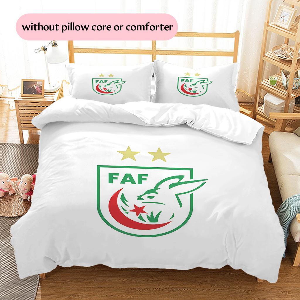 Les Fennecs Pattern Bedding Quilt Set  Home Decoration  Gift (1 * duvet cover + 2 * pillowcase  without core)