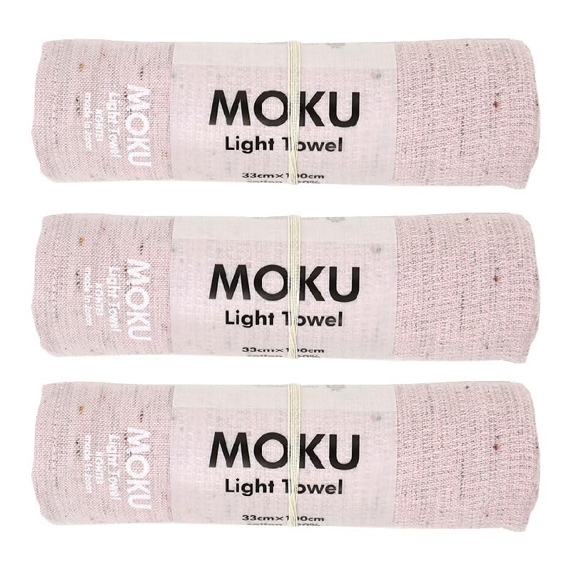 

Полотенце Imabari Contex MOKU Light Towel Baby Pink, набор из 3 шт. [Contex] детские розовый
