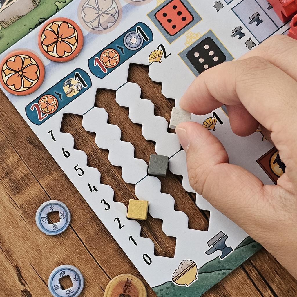 Egret Castle Board Game Strategy Dice Essen Edition