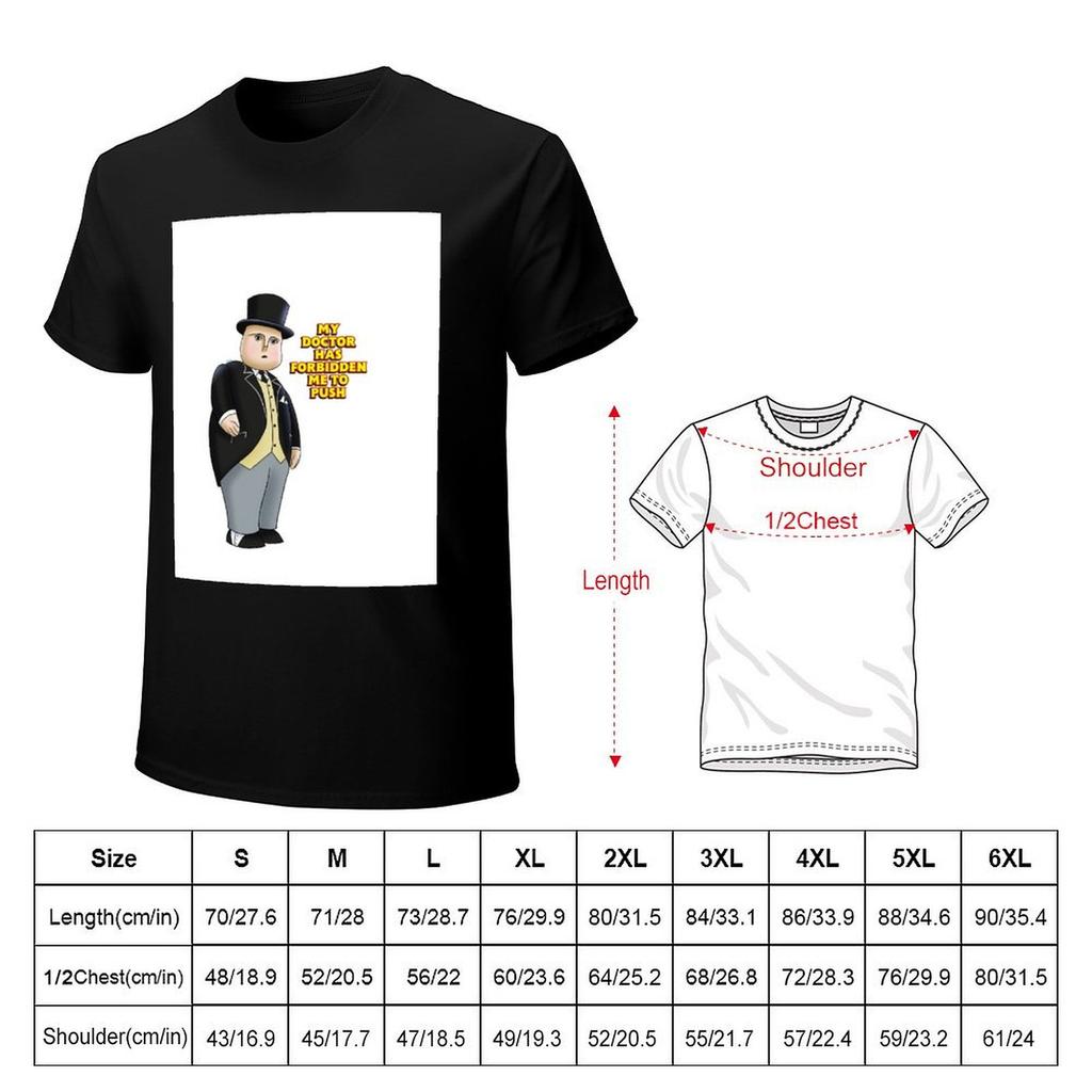 Train Controller forbidden to push TShirt cotton graphic tees funny meme tshirts sports fans Mens clothing
