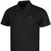 Asics Logo Soft Casual Sports Polo Shirt Men Tops Black 2031E616-001