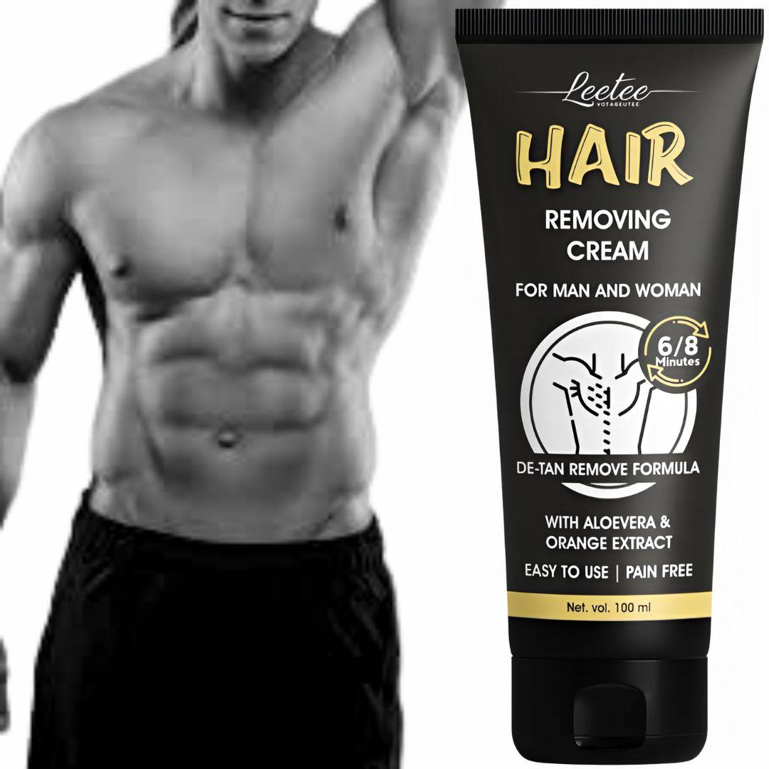 

Крем-спрей для удаления волос для мужчин | Безболезненный спрей для удаления волос на теле для груди, спины, ног и подмышек (100 мл (Пакет из 1), Алоэ Вера) 100ml