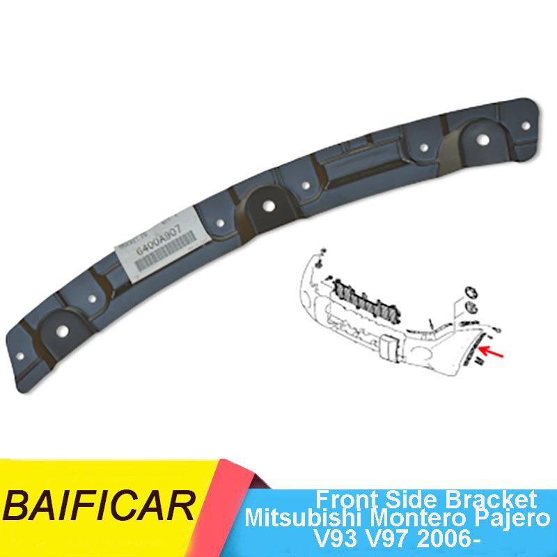 1 шт. Новый боковой кронштейн переднего бампера 6400A908 6400A907 Для Mitsubishi Montero Pajero V93 V97 2006- Left-1 Piece